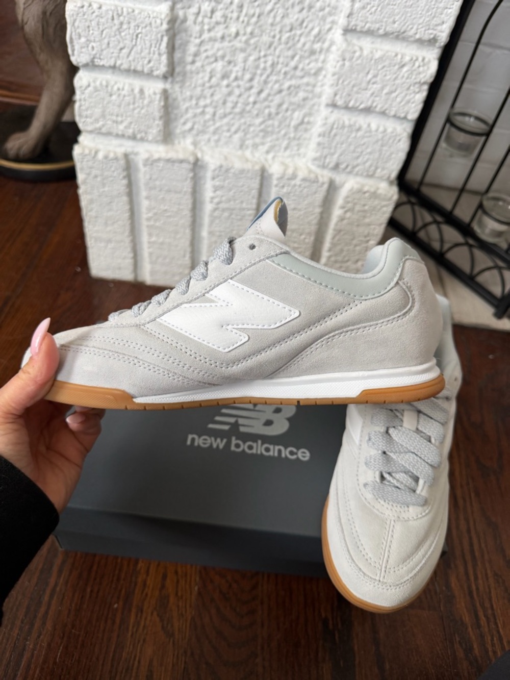 BRAND NEW! New Balance RC42. Unisex: M6.5, W8. Granite/white. Current style. - Picture 8 of 10